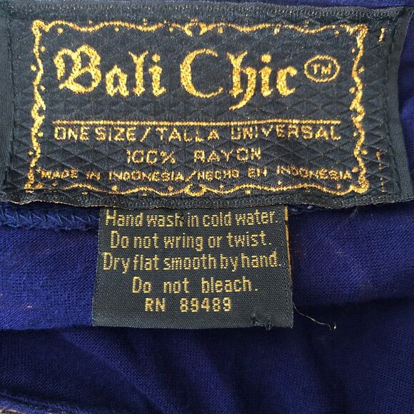 Bali Chic Vintage Skirt Set Large Beaded Sequined Boho Large - Picture 5 of 14